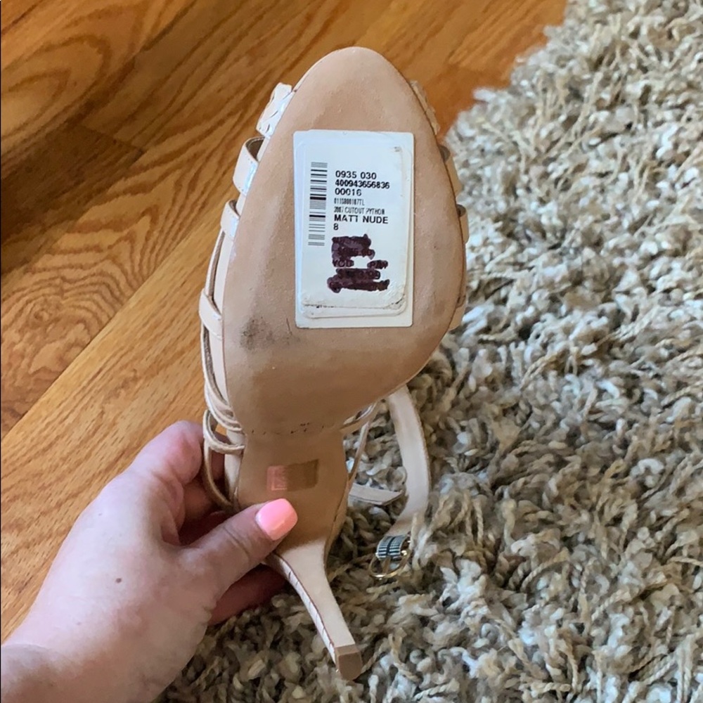 Birman never worn python heels - Picture 3 of 5